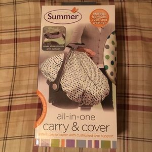 👶🏻 brand new car seat cover with arm cushion